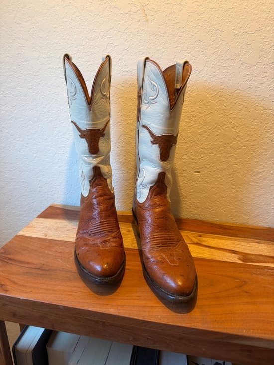 Lucchese Other - DISCONTINUED RARE UNIVERSITY OF TEXAS LUCCHESE COWBOY BOOTS
